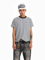 Retro Striped Boxy T-Shirt 3