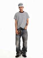 Retro Striped Boxy T-Shirt 5