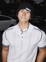Retro Striped Short-Sleeve Polo Shirt 5