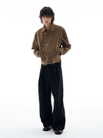 Retro Suede Jacket With Toggle Buttons 2