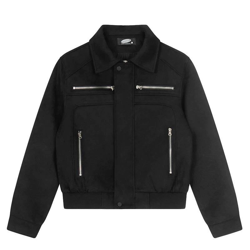 6197462402068,6197462402069,6197462402070, Retro Suede Zip Workwear Jacket