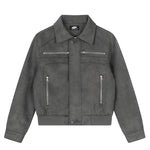 6197462402071,6197462402072,6197462402073, Retro Suede Zip Workwear Jacket