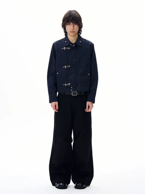 Retro Toggle Button Work Jacket 2