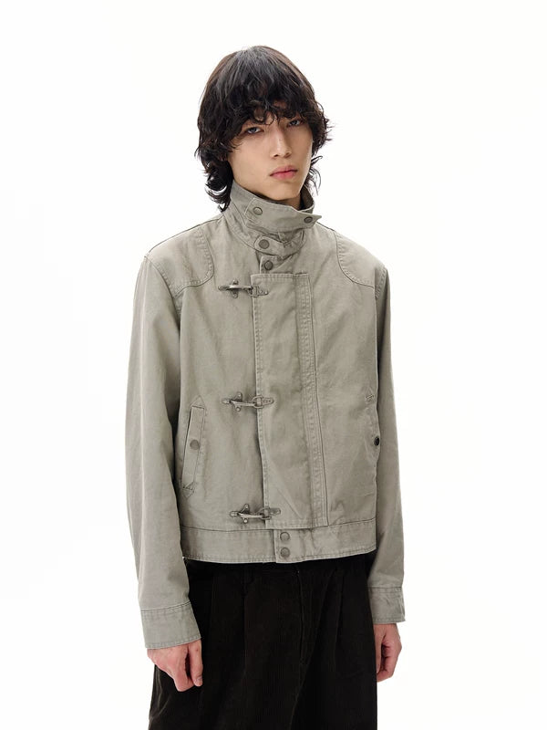 Retro Toggle Button Work Jacket 3