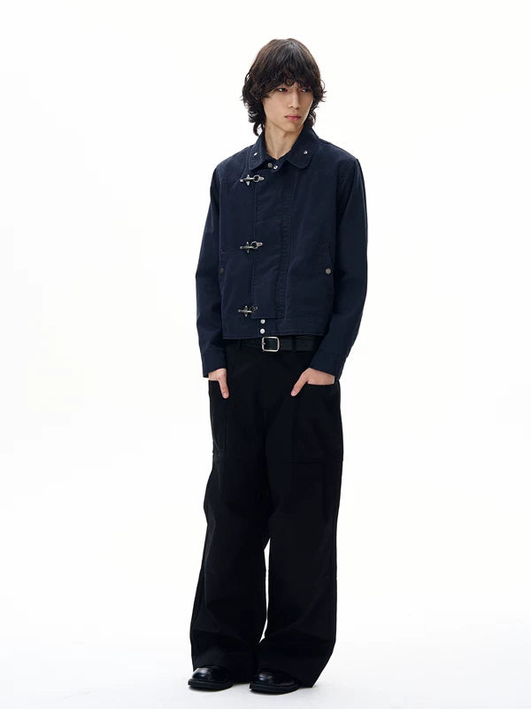 Retro Toggle Button Work Jacket 4