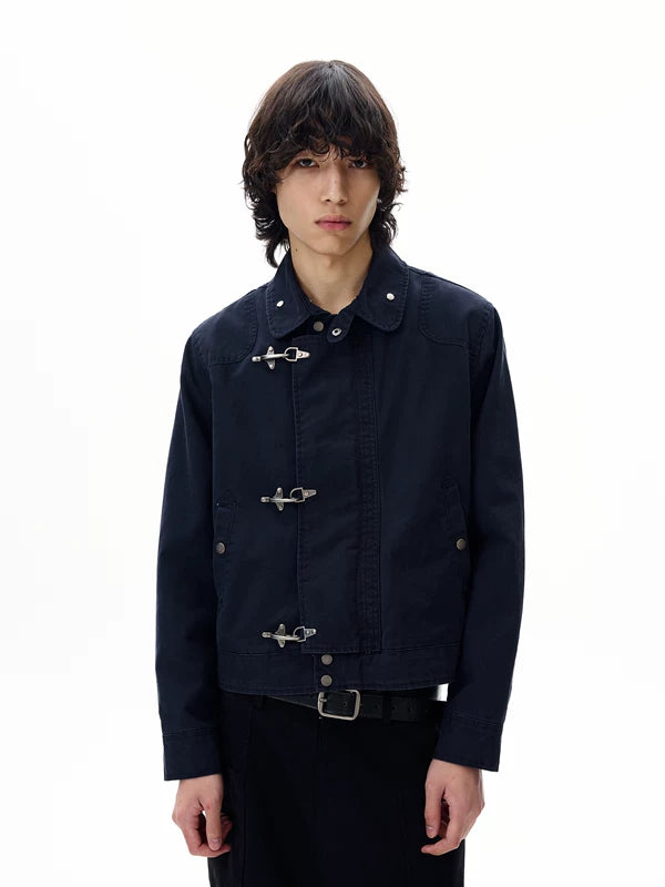 Retro Toggle Button Work Jacket 5