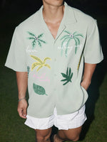Retro Tropical Print Short Sleeve Shirt 5