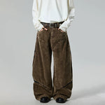 6157743842918,6157743842919,6157743842920,6157743842921,6157743842922, Retro Washed Corduroy Wide Leg Cargo Pants