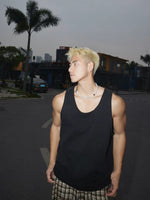 Retro Washed Distressed Sleeveless Tank Top 3