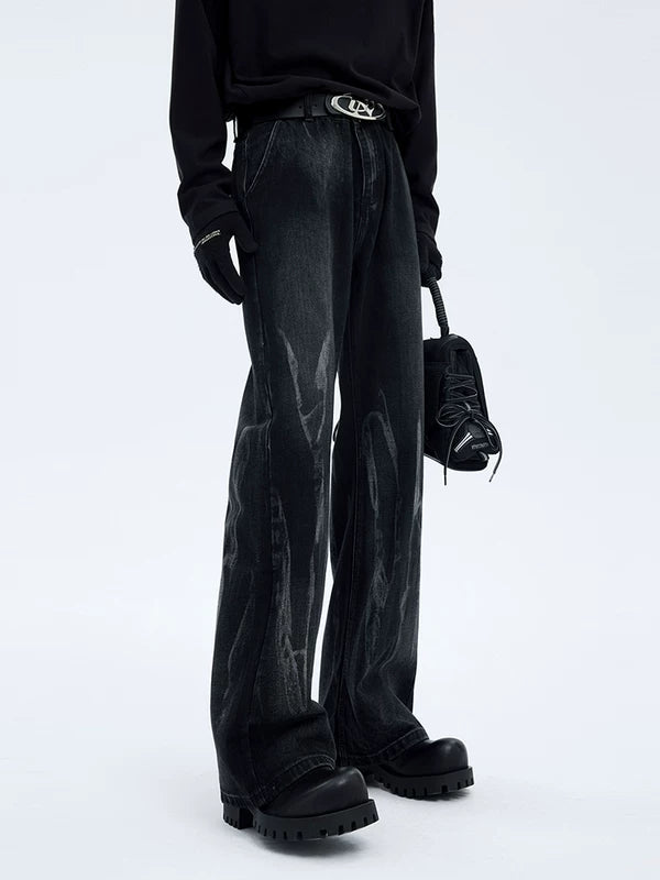 Retro Washed Flared Jeans 3