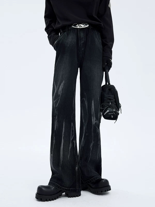Retro Washed Flared Jeans 5