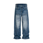5857964327293,5857964327294,5857964327295,5857964327296, Retro Washed Ripped Baggy Wide-Leg Jeans