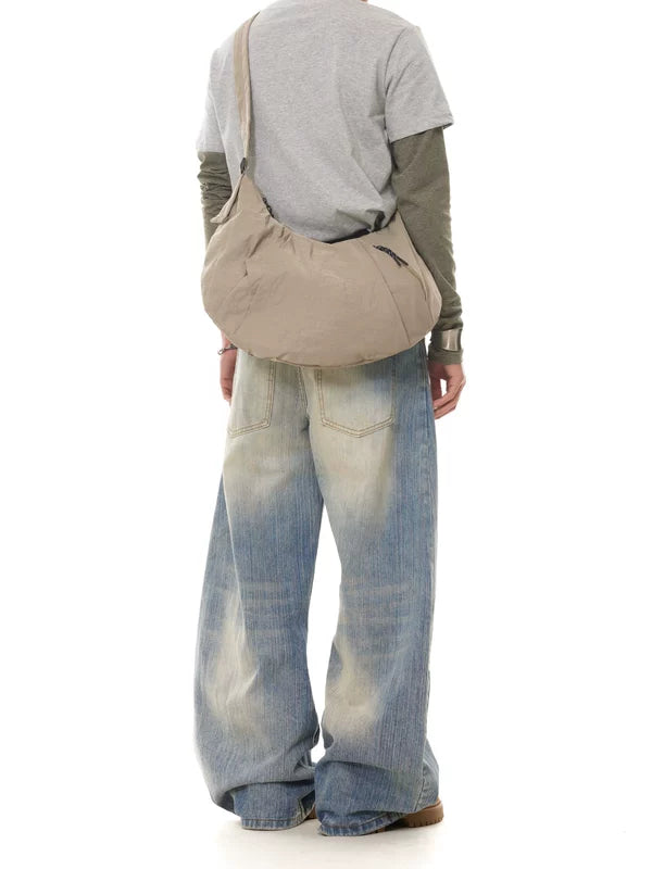 Retro Washed Ultra Wide Leg Jeans Pants 5