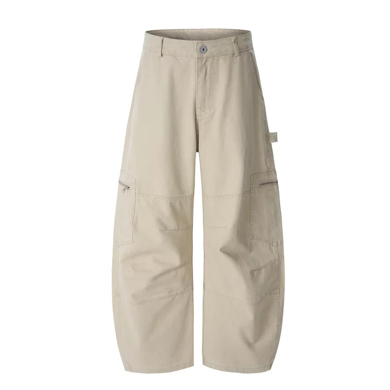 5989427981967,5989427981968,5989427981969,5989427981970, Retro Wide-Leg Cargo Workwear Pants