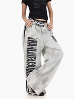 Retro Wide Leg Fleece-Lined Sweatpants 3