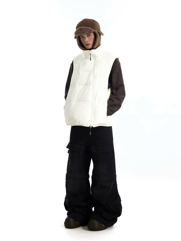 Retro Wide-Leg Multi-Pocket Cargo Pants 4