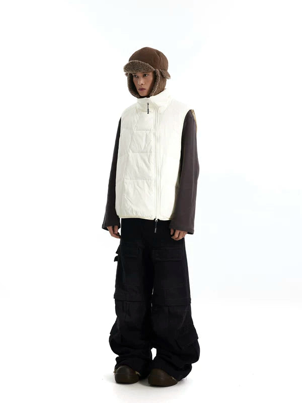 Retro Wide-Leg Multi-Pocket Cargo Pants 5