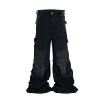 5811343654108,5811343654109,5811343654110,5811343654111, Retro Wide-Leg Multi-Pocket Cargo Pants
