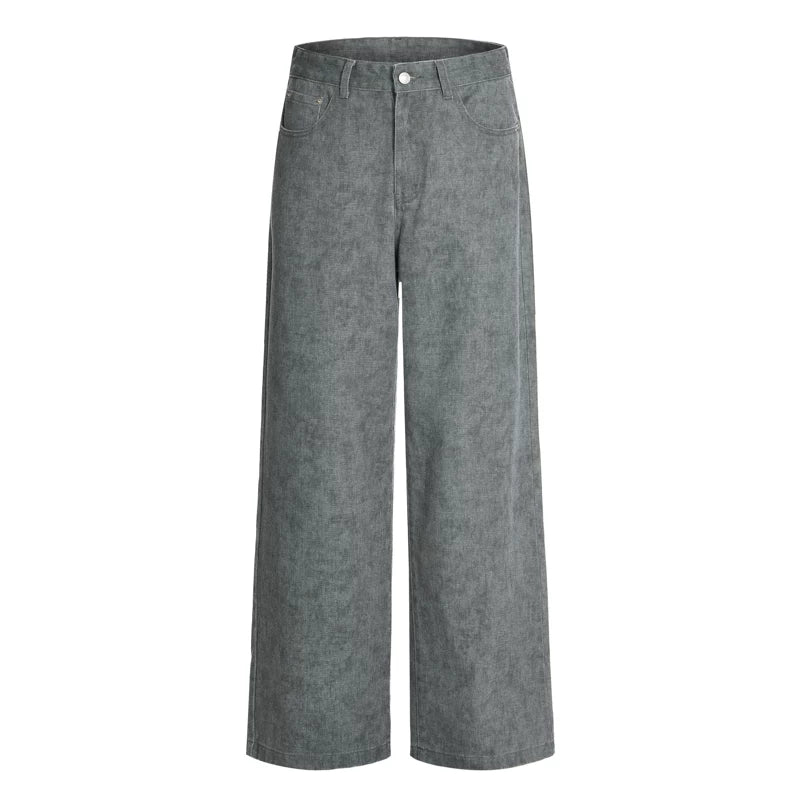 6031771120149,6031771120150,6031771120151,6031771120152,6031771120153, Retro Wide-Leg Tie-Dye Casual Jeans Pants