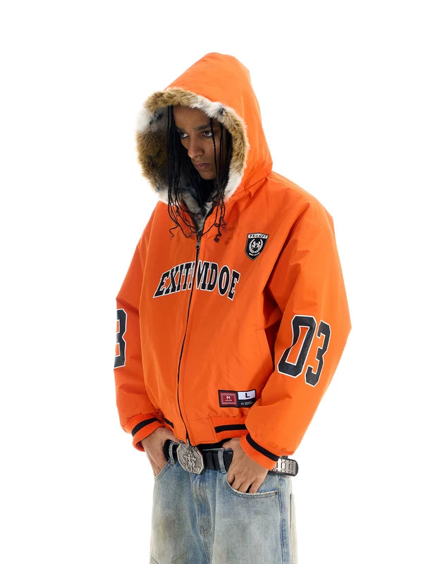 Reversible Fleece Leopard Print Sports Jacket 4