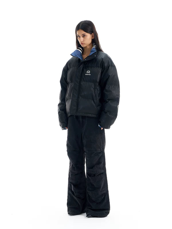 Reversible Puffer Sports Cotton Jacket 3