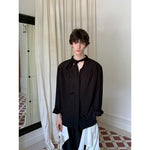 Reversible Ribbon Detail Long Sleeve Shirt 2