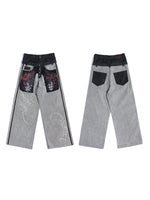 Reversible Selvedge Wide-Leg Denim Pants 5