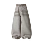 6077427145761,6077427145762,6077427145763,6077427145764, Rhinestone Distressed Wide-Leg Jeans