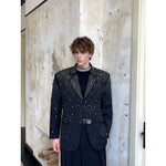 Rhinestone Embellished Tailored Suit Jacket 5