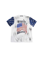 Rhinestone Flag Graphic Short-Sleeve T-Shirt 5