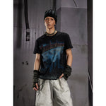 6261501402334,6261501402335,6261501402336, Rhinestone Graphic Print Short-Sleeve T-Shirt