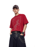 Rhinestone Horse Graphic T-Shirt 5