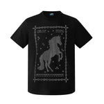 6076631864932,6076631864933,6076631864934, Rhinestone Horse Graphic T-Shirt