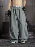Rhinestone Pattern Loose Fit Sweatpants 5
