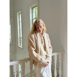 Ribbed Collared Knit Cardigan Sweater 3