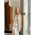 Ribbed Collared Knit Cardigan Sweater 5