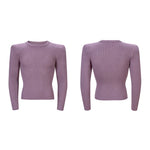 6106884982255,6106884982256,6106884982257,6106884982258, Ribbed Crew Neck Slim Fit Sweater