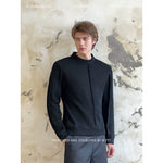 Ribbed Knit Crewneck Sweater 1