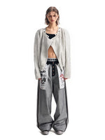 Ribbed Knit Zipper Cardigan Sweater 5
