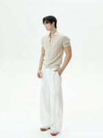 Ribbed Lyocell Knit Short-Sleeve Cardigan 5