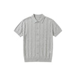 6061045553557,6061045553560,6061045553563,6061045553566, Ribbed Lyocell Knit Short-Sleeve Cardigan