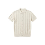6061045553555,6061045553558,6061045553561,6061045553564, Ribbed Lyocell Knit Short-Sleeve Cardigan