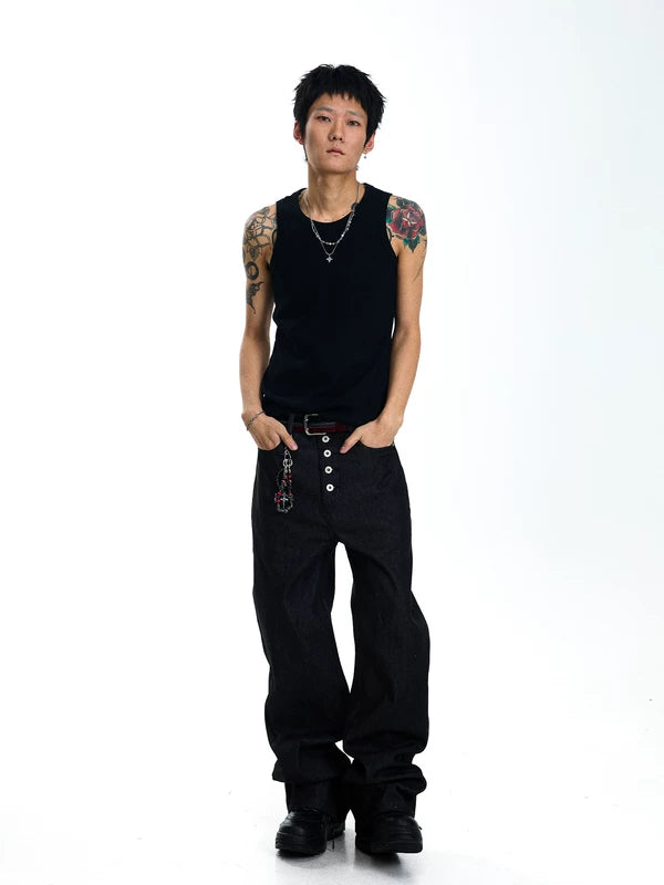 Ribbed Slim Fit Sleeveless Vest 5