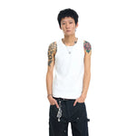 6235060742102,6235060742103,6235060742104,6235060742105, Ribbed Slim Fit Sleeveless Vest