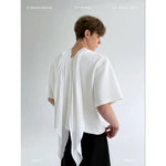 Ribbon Back Oversized Short Sleeve T-Shirt 1