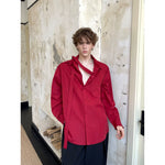 Ribbon Detail Long Sleeve Button Up Shirt 3