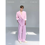 Ribbon Detail Relaxed Fit Suit Set 1