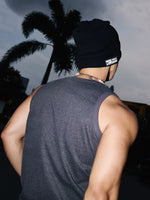 Rivet Detail Graphic Print Sleeveless Vest 4