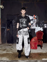 Rock Graphic Sheer Short Sleeve T-Shirt 3