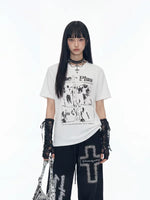 Rock Punk Graphic Short-Sleeve T-Shirt 2